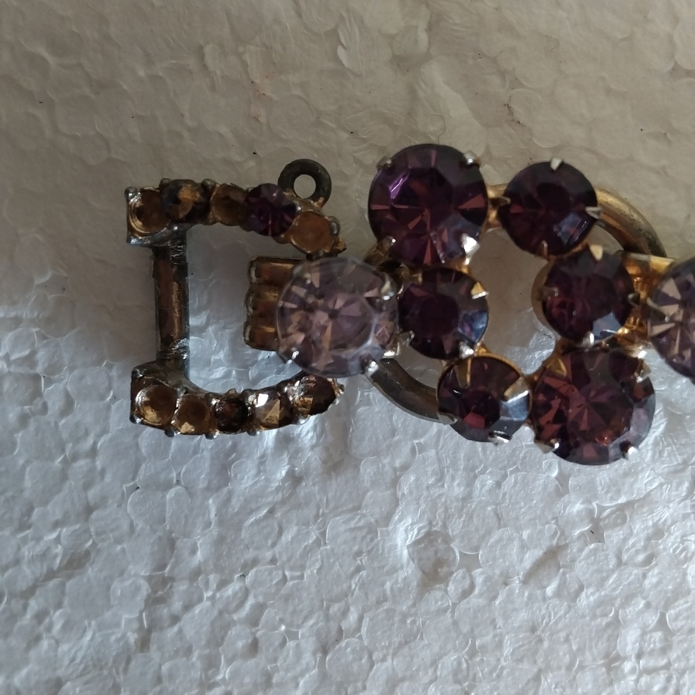 Antique Rhinestone Bracelet - Picture 5 of 7